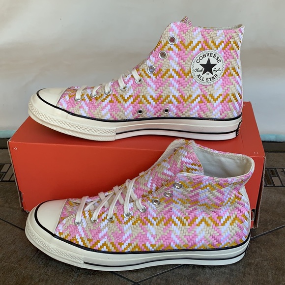 CONVERSE CHUCK 70 HI EGRET/MULTI/BLACK MEN’S - Picture 2 of 16